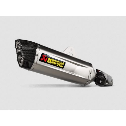 01-632-5852-0 Endschalldaempfer Akrapovic slip-on, Titan, Yamaha Tenere 700 / World Raid