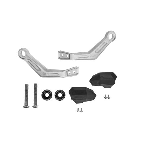 01-037-5655-0 Handprotektoren DEFENSA Leverguard, silber, fuer BMW R1250GS/ Adventure, R1200GS (LC)/ Adventure (LC)