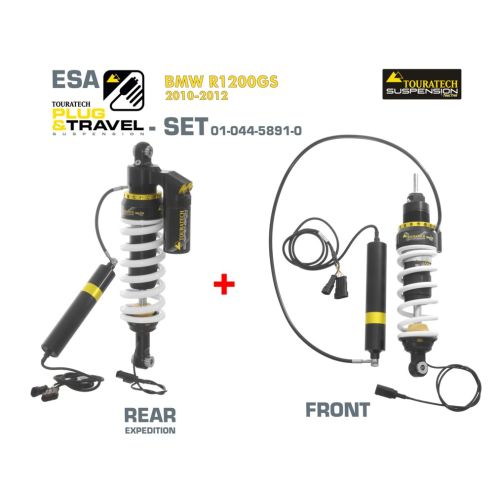 01-044-5891-0 Touratech Suspension Plug & Travel-ESA Expedition SET fuer BMW R1200GS Model 2010-2012