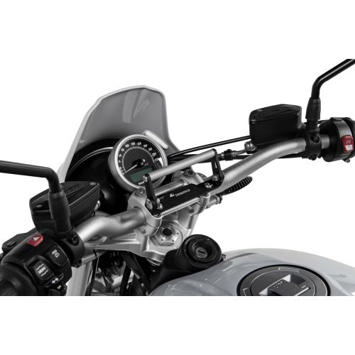 01-065-5411-0 GPS Anbauadapter Lenkerklemmung, einstellbar, M8x30 Schrauben z.b. fuer Honda, Triumph