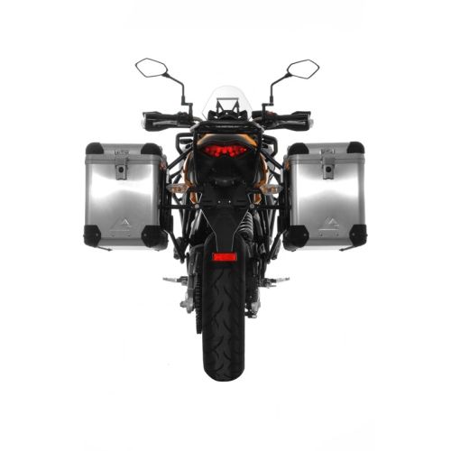 01-408-5770-0 ZEGA Pro Koffersystem 45/45 Liter mit Stahltraeger schwarz fuer Kawasaki Versys 650 (2010-2014)