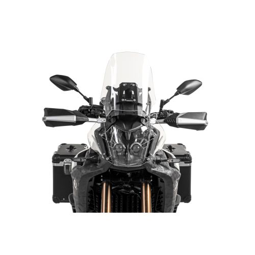 01-632-5091-0 Scheinwerferschutz Makrolon mit Schnellverschluss fuer Yamaha Tenere 700 World Raid *OFFROAD USE ONLY*