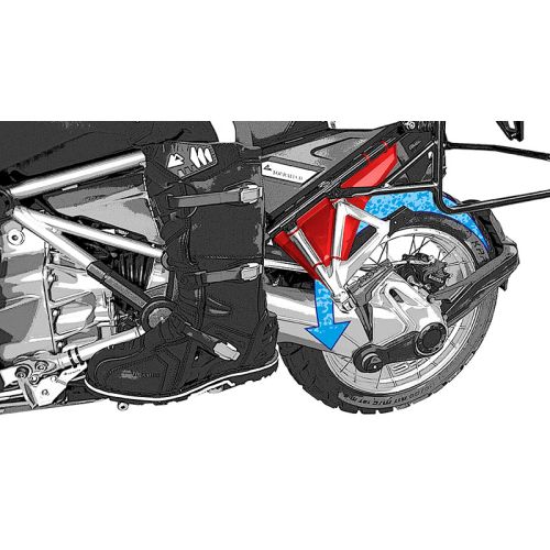 01-045-5440-0 Spritzschutz Soziusfussrastenhalter (Set) fuer BMW R1250GS/ R1250GS Adventure/ R1200GS (LC) / R1200GS Adventure (LC)