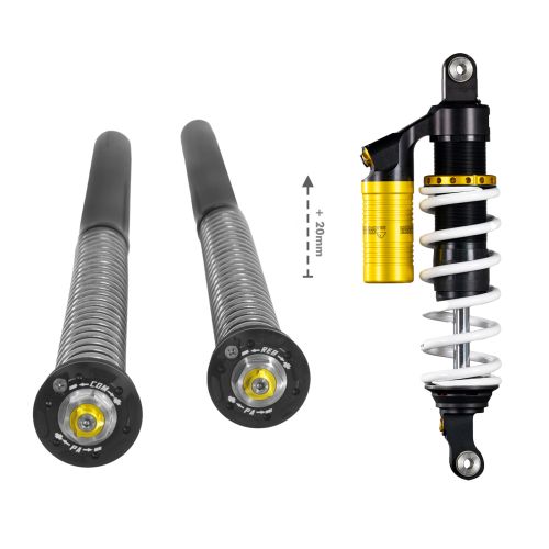 01-083-5858-0 Touratech Suspension +20mm Hoeherlegungsset fuer BMW F900GS Extreme2 mit Cartridge Extreme