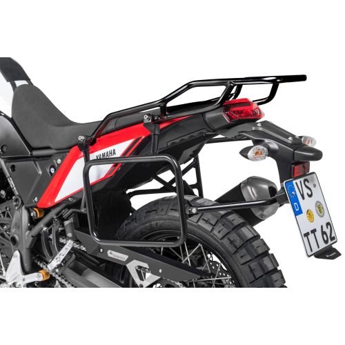 01-632-6560-0 Koffertraeger Edelstahl, schwarz fuer Yamaha Tenere 700 / World Raid