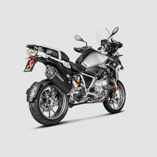 01-037-5850-0 Endschalldaempfer Akrapovic slip-on, Titan, schwarz, fuer BMW R1250GS / R1250GS Adventure ab 2019
