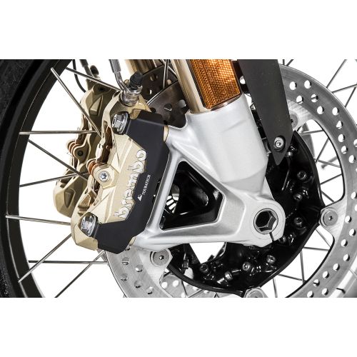 01-045-5498-0 Bremssattelschutz vorn (Satz), schwarz, fuer BMW R1200GS (LC)/ R1200GS Adventure (LC)
