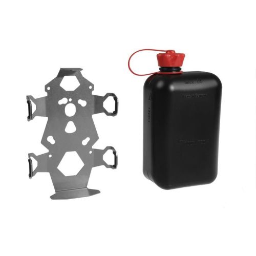 01-050-3215-0 ZEGA Pro/ZEGA Mundo Zubehoerhalterset, Kanisterhalter inkl. Benzinkanister Touratech 2 Liter
