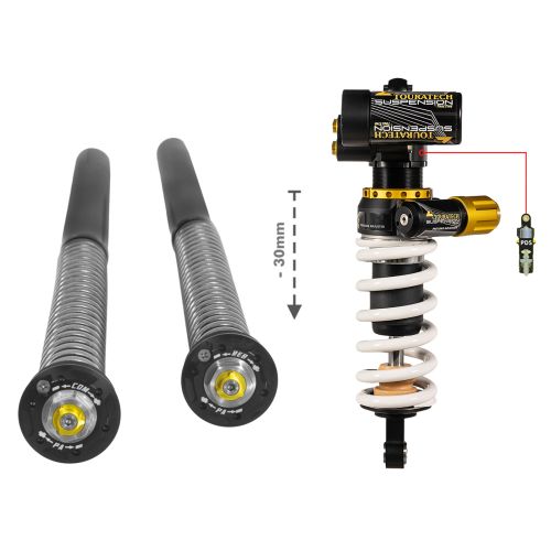 01-372-5877-0 Tieferlegung Set um -30mm Cartridge und Federbein Typ Extreme fuer KTM 790/890 Adventure R (2019-)