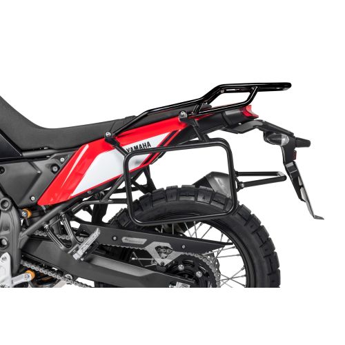 01-632-6560-0 Koffertraeger Edelstahl, schwarz fuer Yamaha Tenere 700 / World Raid
