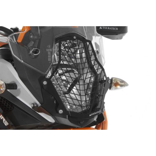 01-371-5095-0 Scheinwerferschutz mit Schnellverschluss, schwarz, fuer KTM 1050 Adventure, 1090 Adventure, 1190 Adventure/ R, 1290 Super Adventure *OFFROAD USE ONLY*