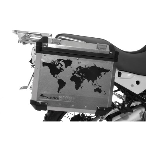 01-050-0800-0 Kofferaufkleber ZEGA PRO/ZEGA Pro2/ZEGA Mundo Weltkarte schwarz