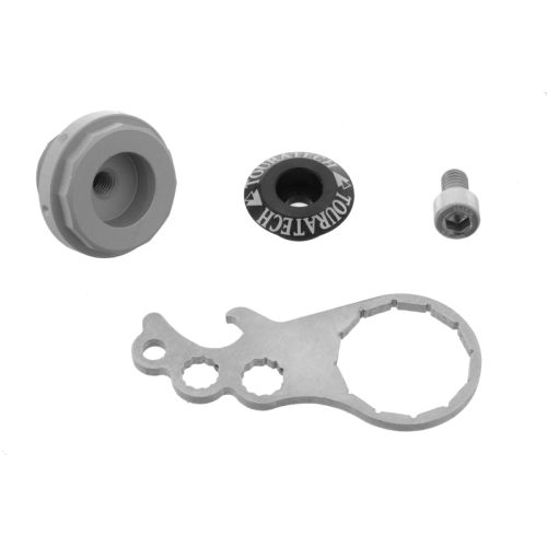 01-408-5232-0 Stopfen fuer oeleinfuellung schwarz eloxiert fuer Kawasaki Versys 650 (ab 2012)/ Versys 1000