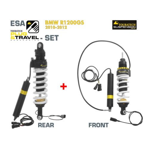01-044-5840-0 Touratech Suspension Plug & Travel-ESA SET Tieferlegung -25mm fuer BMW R1200GS Model 2010-2012