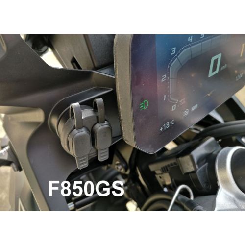 01-030-0084-0 Doppel-USB Plug-n-Play Einbausteckdose fuer BMW Motorraeder