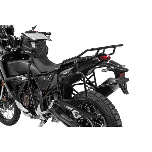01-632-6560-0 Koffertraeger Edelstahl, schwarz fuer Yamaha Tenere 700 / World Raid