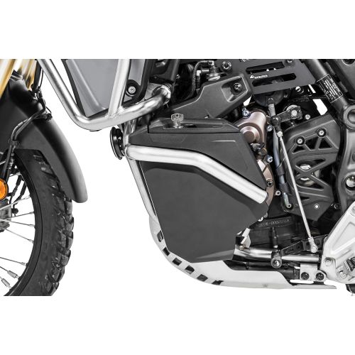 01-632-5166-0 Werkzeugbox mit Motorsturzbuegel - Nachruestsatz - linke Seite, Edelstahl fuer Yamaha Tenere 700