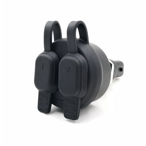 01-030-0084-0 Doppel-USB Plug-n-Play Einbausteckdose fuer BMW Motorraeder