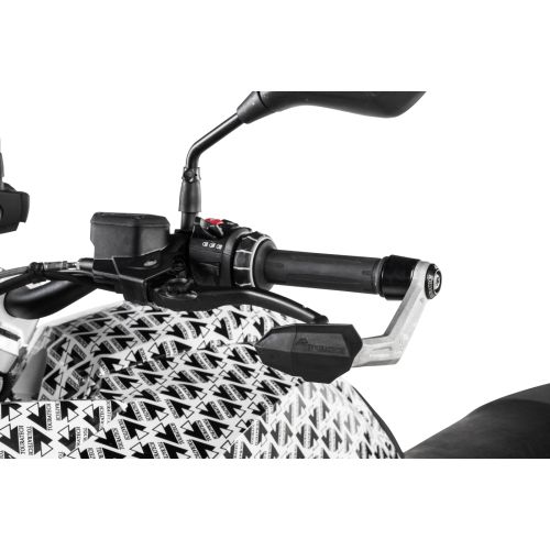 01-037-5655-0 Handprotektoren DEFENSA Leverguard, silber, fuer BMW R1250GS/ Adventure, R1200GS (LC)/ Adventure (LC)