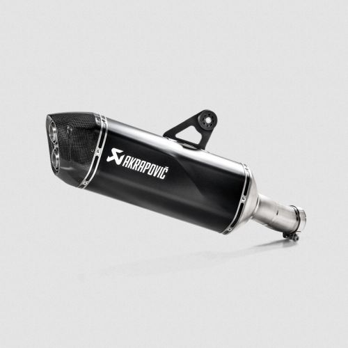 01-037-5850-0 Endschalldaempfer Akrapovic slip-on, Titan, schwarz, fuer BMW R1250GS / R1250GS Adventure ab 2019