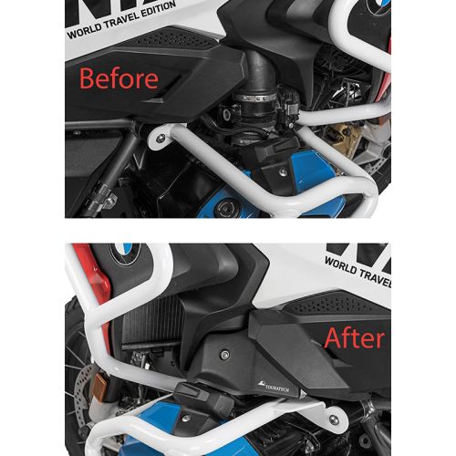 01-037-5495-0 Drosselklappen-Abdeckung (Satz), schwarz fuer BMW R1250GS/ R1200GS (LC) ab 2017