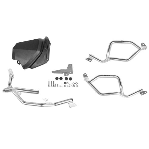 01-632-5165-0 Werkzeugbox mit Motorsturzbuegel - komplett - Edelstahl fuer Yamaha Tenere 700