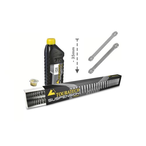 01-300-5841-0 Tieferlegung um -35mm fuer BMW G310GS (2017-2023), Gabelfedern und Umlenkung
