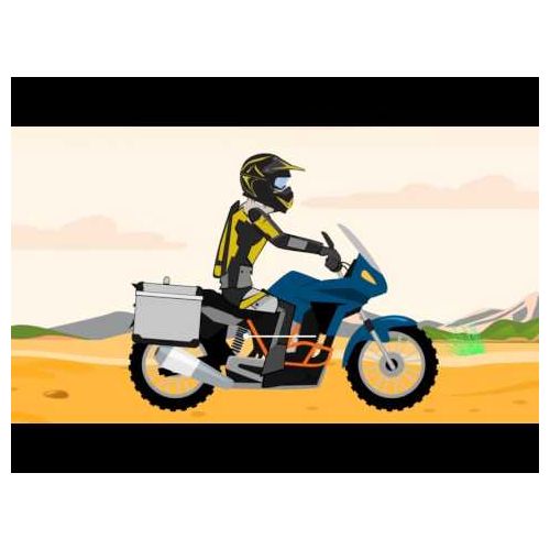 01-420-5882-0 Touratech Suspension Federbein fuer Triumph Tiger 800 XC 2011-2015 Typ Level2