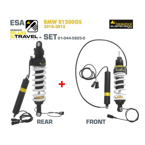 01-044-5825-0 Touratech Suspension Plug & Travel-ESA SET fuer BMW R1200GS Model 2010-2012