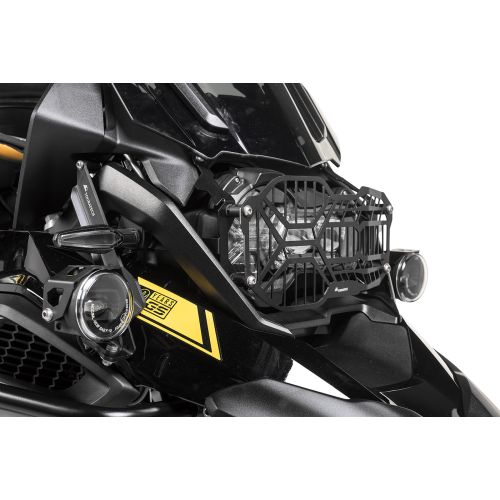 01-037-5095-0 Scheinwerferschutz schwarz, mit Schnellverschluss fuer LED Kurvenlicht Hauptscheinwerfer fuer BMW R1250GS/ R1250GS Adventure *OFFROAD USE ONLY*
