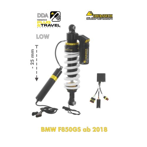 01-082-5865-0 Touratech Suspension Tieferlegung Federbein -25mm fuer BMW F850 GS ab 2018 DDA / Plug & Travel