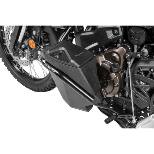 01-632-5167-0 Werkzeugbox mit Motorsturzbuegel - komplett - Edelstahl, schwarz fuer Yamaha Tenere 700