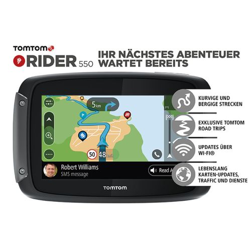 01-060-1470-0 TomTom Rider 550 World, Lifetime weltweite Karten