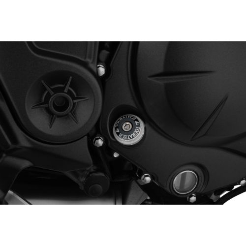 01-408-5232-0 Stopfen fuer oeleinfuellung schwarz eloxiert fuer Kawasaki Versys 650 (ab 2012)/ Versys 1000