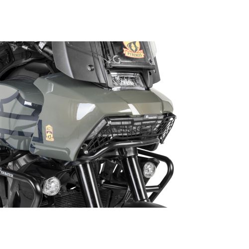 01-440-5095-0 Scheinwerferschutz schwarz eloxiert, mit Schnellverschluss fuer Harley-Davidson RA1250 Pan America *OFFROAD USE ONLY*