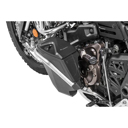 01-632-5166-0 Werkzeugbox mit Motorsturzbuegel - Nachruestsatz - linke Seite, Edelstahl fuer Yamaha Tenere 700