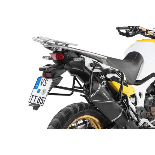 01-402-6556-0 Koffertraeger Edelstahl, schwarz fuer Honda CRF1000L Africa Twin (2018-) /CRF1000L Adventure Sports