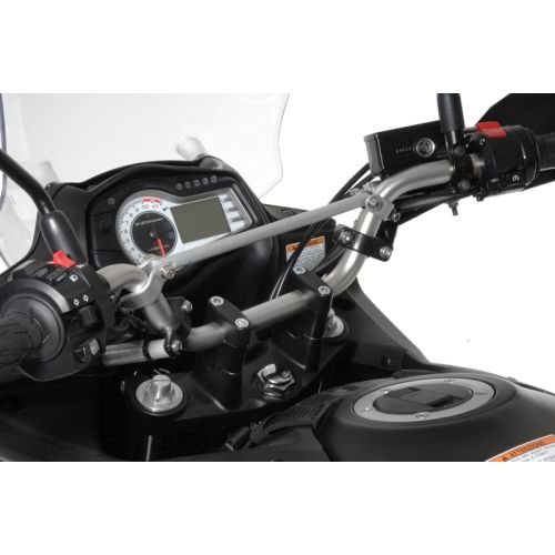 01-390-5255-0 Lenkererhoehung 30 mm Typ3, schwarz, fuer Suzuki DL 650/V-Strom 650/DL1000, KTM LC4