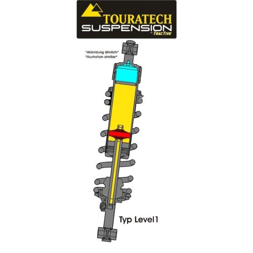 01-044-5860-0 Touratech Suspension Federbein *hinten* fuer BMW R1200GS (2004-2012) Typ *Level1*