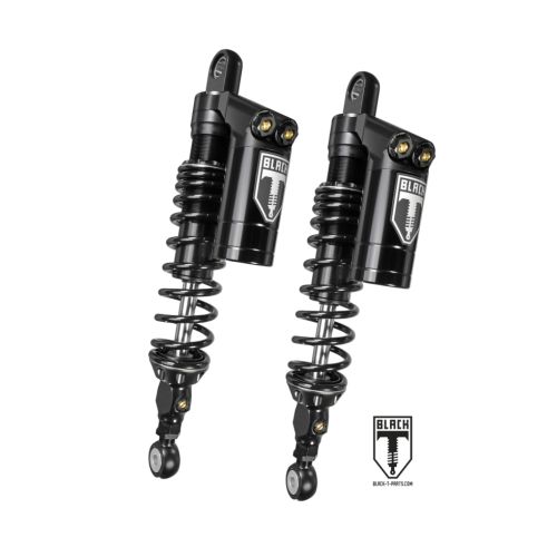 01-423-5866-0 BLACK-T Stereo Federbein Set Stage3 mit Reservoir und Laengenjustierung fuer Triumph Speed Twin ab 2019