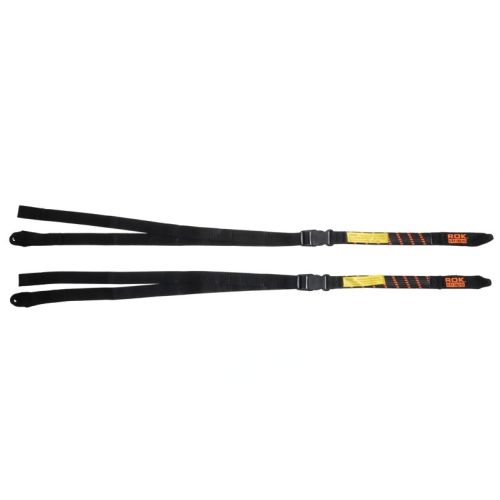 01-055-0413-0 Rokstraps Strap It™ Motorbike Adjustable *schwarz-orange*45-150 cm 2 St. mit Schlaufen