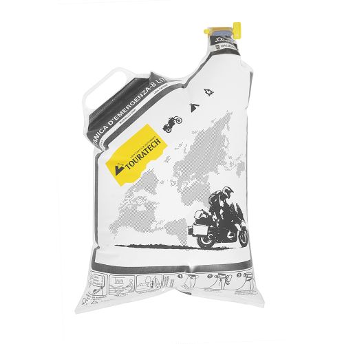 01-100-0032-0 Notfall-Kraftstoffbeutel Touratech Jollytank, Einweg-Faltkanister 8L