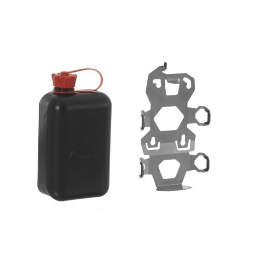 01-050-3212-0 ZEGA Pro2 Zubehoerhalterset, Kanisterhalter inkl. Benzinkanister Touratech 2 Liter