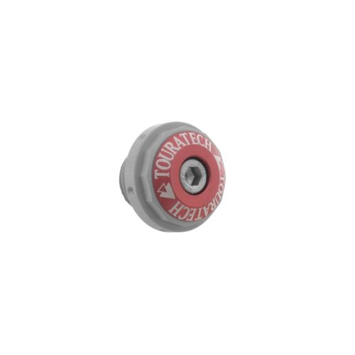 01-408-5231-0 Stopfen fuer oeleinfuellung rot eloxiert fuer Kawasaki Versys 650 (ab 2012)/ Versys 1000