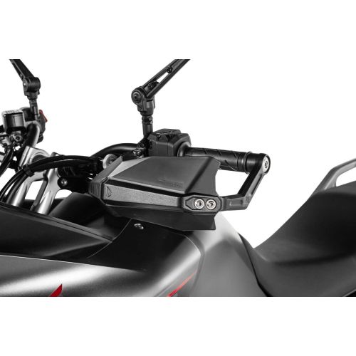 01-401-5661-0 Handprotektoren DEFENSA Expedition, schwarz, Honda XL750 Transalp