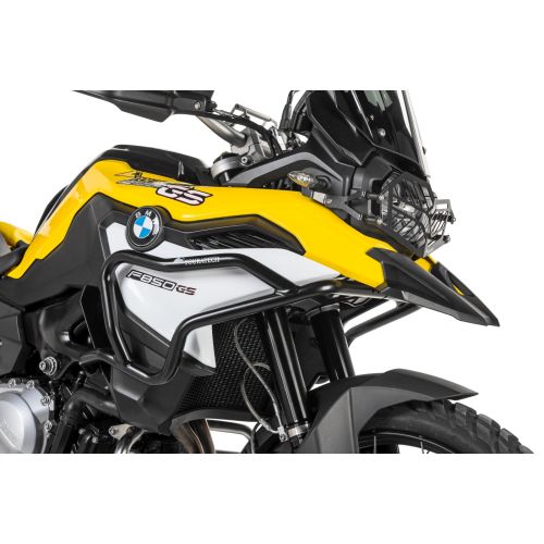 01-082-5163-0 Sturzbuegel Edelstahl, schwarz fuer BMW F850GS/ F800GS (2024-)/ F750GS