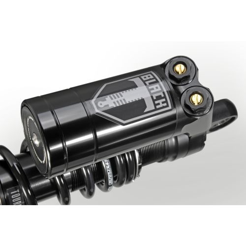 01-661-5814-0 BLACK-T Stereo Federbein Set Stage3 mit Reservoir fuer Indian Scout / Scout Sixty 2015-2020