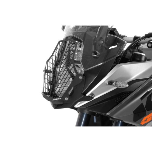 01-371-5095-0 Scheinwerferschutz mit Schnellverschluss, schwarz, fuer KTM 1050 Adventure, 1090 Adventure, 1190 Adventure/ R, 1290 Super Adventure *OFFROAD USE ONLY*