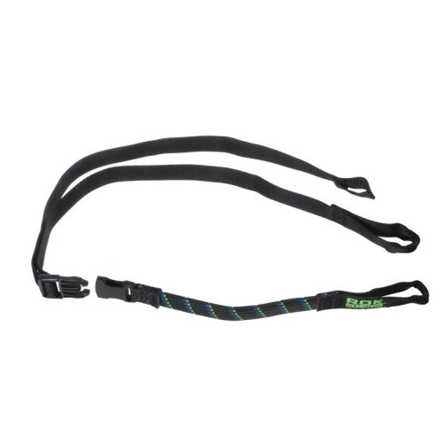 01-055-0406-0 Rokstraps Strap It™ Motorbike Adjustable *schwarz-blau/gruen*45 - 150 cm 2 St. mit Schlaufen
