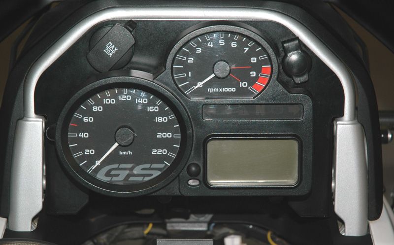 Cockpitblende 2 Tachoeinheit mit Bordnetz und ZA Steckdose BMW R1200GS 2008 2012 R1200GS Adventure 2008 2013